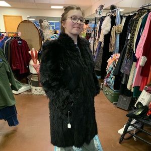 Extra photos of 1940s Skunk Fur Coat